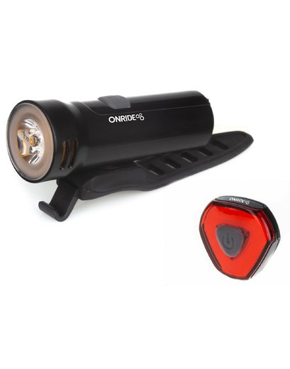 Комплект світла ONRIDE Edge + Incite (320/22 lm, 1800/260 mAh, USB micro-B)