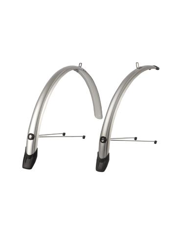 Комплект крил Polisport Towny 26" (51 мм) CITY/TREKKING сріблястий