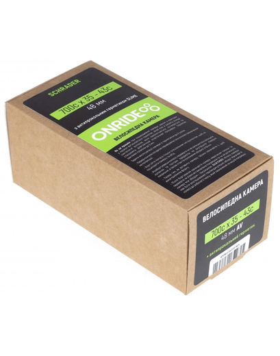 Камера 700x35/43c ONRIDE з герметиком AV 48