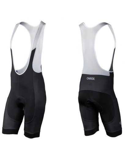 Велотруси з лямками ONRIDE Skill чорний M