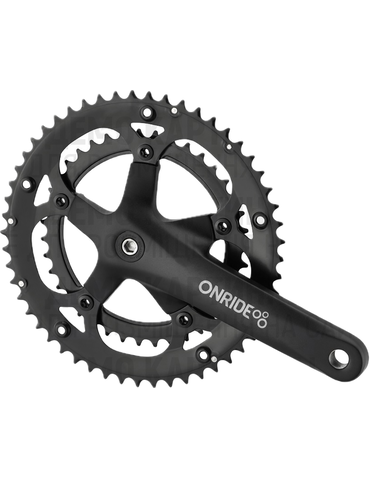 Шатуни Onride Duet 910, 39/50T BCD, під квадрат, L170мм, black