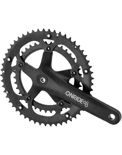 Шатуни Onride Duet 910, 39/50T BCD, під квадрат, L170мм, black