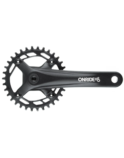 Шатуни Onride Solo 1120, 34T BCD, під квадрат, L170мм, black
