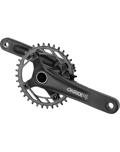 Шатуни Onride Solo Pro 1110, 34T BCD, під Hollowtech, L170мм, black