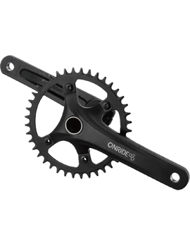 Шатуни Onride Duet Pro 1160, 22/36T BCD, під Hollowtech, L170мм, black
