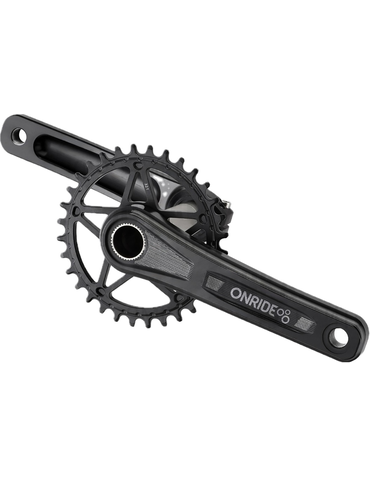 Шатуни Onride Solo Pro 1210, 34T, під Hollowtech, L170мм, black
