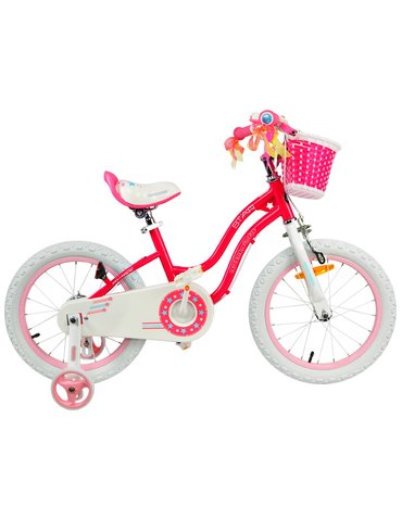 Велосипед 18" RoyalBaby Star Girl (2025) OFFICIAL UA рожевий One-size (115-145 см)