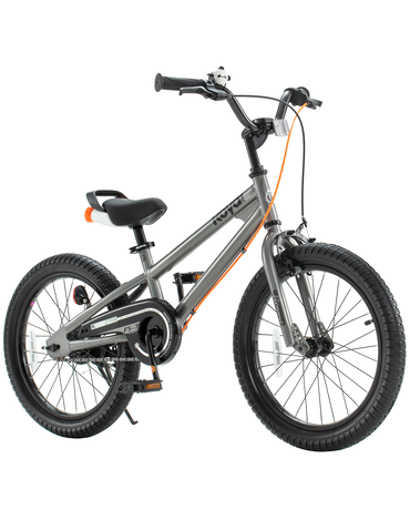 Велосипед 14" RoyalBaby Freestyle 7TH (2025) OFFICIAL UA сірий One-size (108-126 см)
