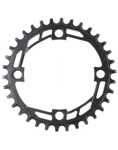 Зірка передня ONRIDE Solo 10, Narrow-Wide, 34Т, BCD: 104 мм, сталь, чорний