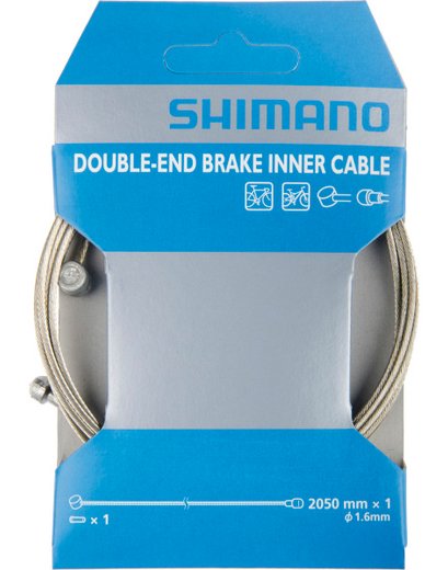 Трос для гальм Shimano МТВ/ROAD, нерж. (2050x1.6мм)