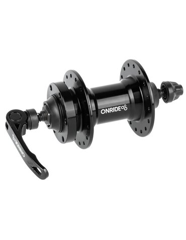 Втулка передня ONRIDE Hub 20F, 32H, QR 100mm, disc 6 bolt, black