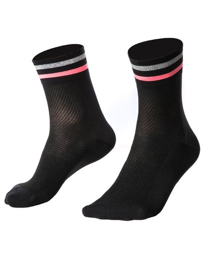 Шкарпетки ONRIDE FOOT світловідбиваючі, black