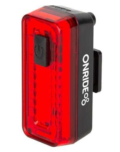 Мигалка задня ONRIDE Wise, 20 lm, 350 mAh, Type-C, з датчиком освітленості