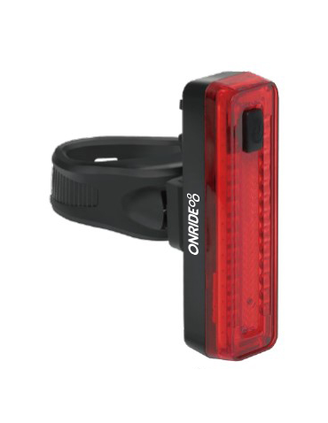 Мигалка задня ONRIDE Wise XL, 30 lm, 600 mAh, Type-C, з датчиком освітленості