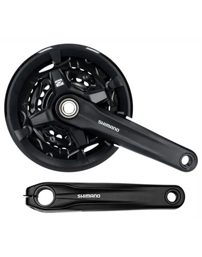 Шатуни Shimano FC-MT210-3 Acera 9-speed 44/32/22T 175mm, інтегрована вісь