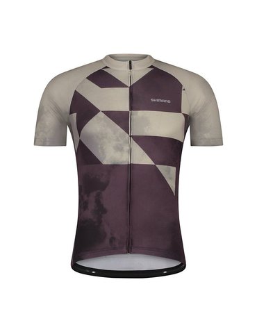 Велоджерсі Shimano Colore burgundy/beige M