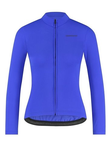 Велоджерсі жіноча Shimano Apice long sleeves утеплена blue XXS