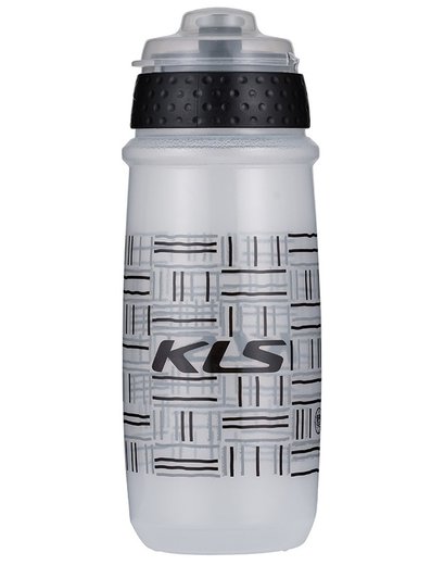 Фляга KLS Atacama 650 мл з кришкою transparent black