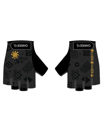Рукавички ONRIDE Hold 30 Relic black/yellow XL