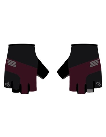 Рукавички ONRIDE Clutch grey/bordo XS