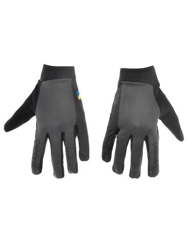 Рукавички ONRIDE Long 30 UA grey/black L