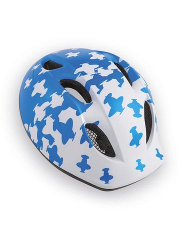 Шолом дитячий MET Buddy / Super Buddy White Blue Airplanes matt Buddy (розмір 46-53 см)