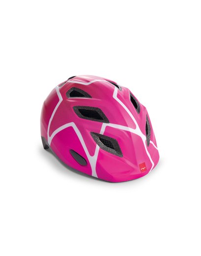 Шолом дитячий MET Genio Pink Stars | Glossy UN (52-57см) 250g