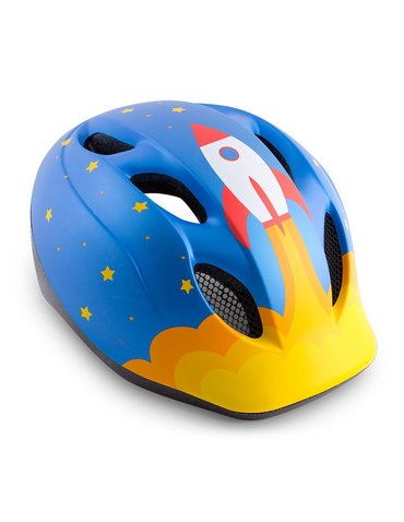 Шолом дитячий MET Buddy / Super Buddy Blue Rocket matt Buddy (розмір 46-53 см)