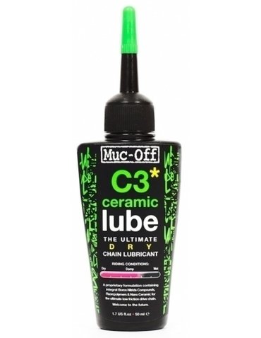 Мастило для ланцюга Muc-Off C3 Dry Weather Ceramic Lube 50ml