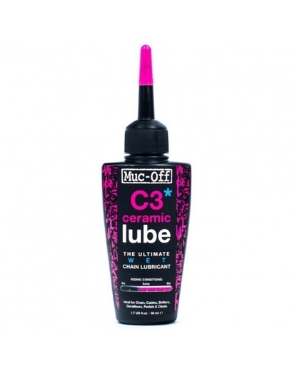 Мастило для ланцюга Muc-Off C3 Wet Weather Ceramic Lube 50ml