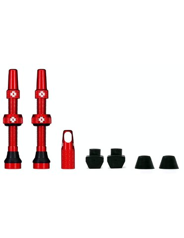 Ніпелі Muc-Off Tubeless Valves red 44 mm
