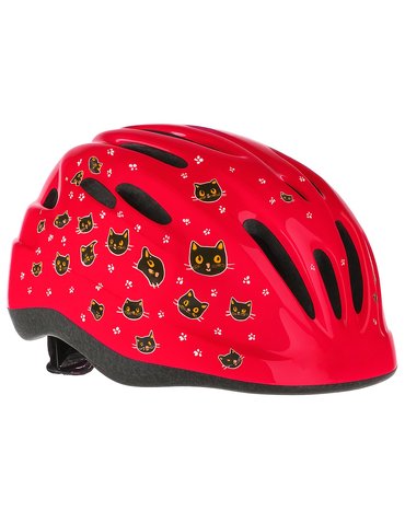 Шолом дитячий ONRIDE Clip котики red M (52-56 см)