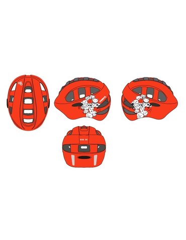 Шолом дитячий ONRIDE Bud 20 знайди сову red M (52-56 см)