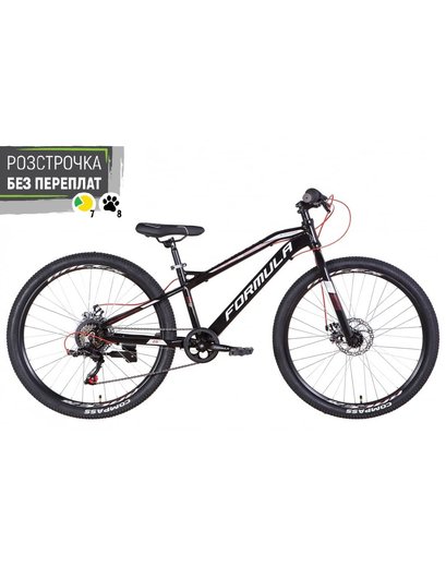 Велосипед 26" Formula BLACKWOOD DD 13" чорно-білий 2022
