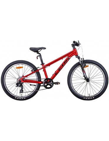Велосипед Leon JUNIOR AM Vbr 24" червоний 12"