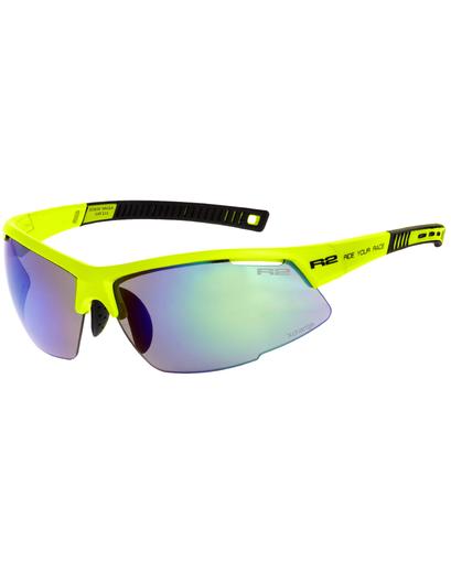 Окуляри R2 RACER неоновий жовтий мат лінзи Green покриття Green REVO (Cat.2) / Clear (Cat.0)