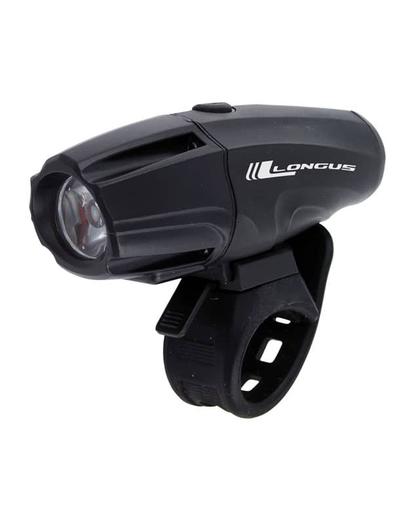 Світло переднє Longus LUMIN 1000 6F USB чорний