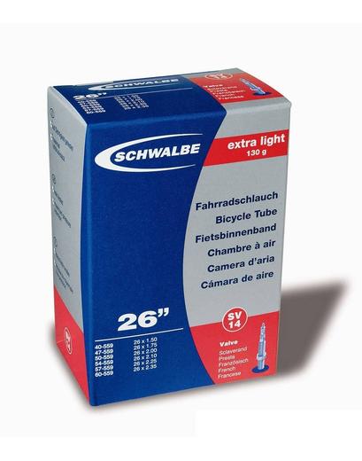 Камера Schwalbe SV14 Extra Light 26˝x1.50-2.35˝ (40/60-559) ніпель FV 40мм