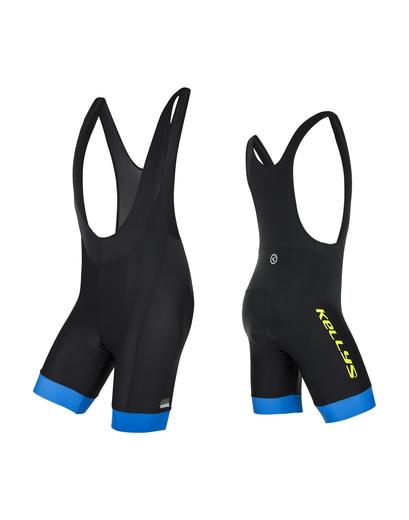 Велотруси KLS Rival з лямками з памперсом чорний/синій XL