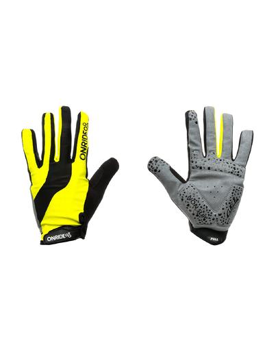 Рукавички ONRIDE Long довгі пальці жовтий/чорний S