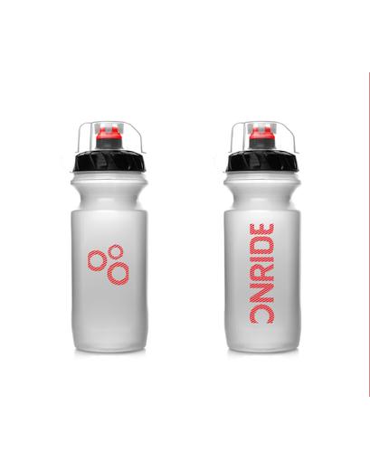 Фляга ONRIDE Ram 600 мл прозорий червоний з ковпачком