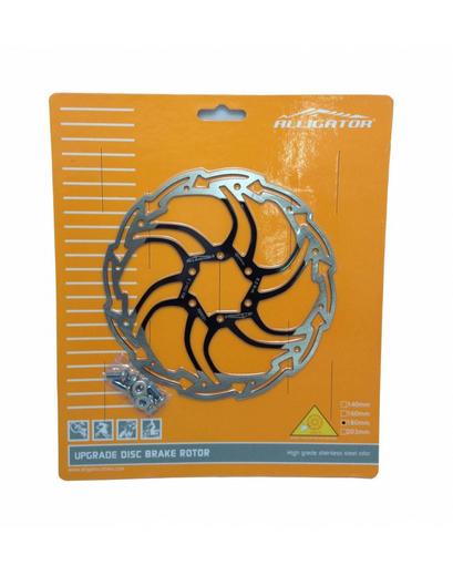 Ротор Alligator Motion 180 мм 6 болтів чорний