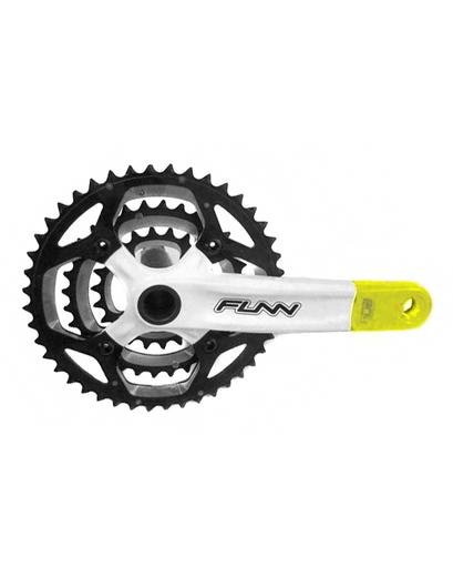 Шатуни FUNN Arrow Bob Triple Hollowtech II 175мм 22x32x44T білий/жовтий