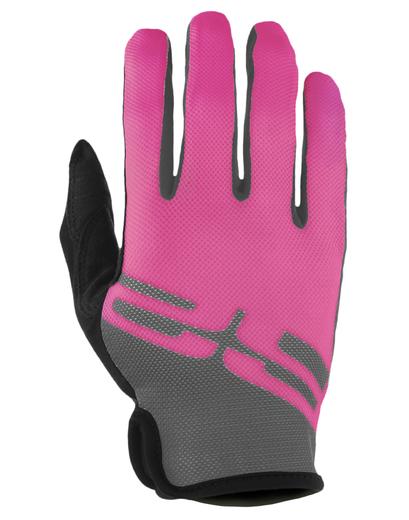 Рукавички R2 HANG з повними пальцями рожевий/сірий S