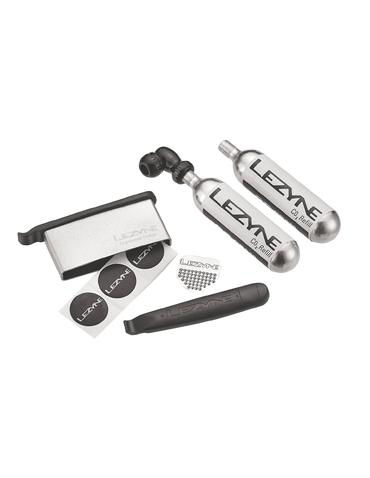 Набір Lezyne TWIN KIT насос-дозатор CO2 25G з самоклейками та бортувальними лопатками