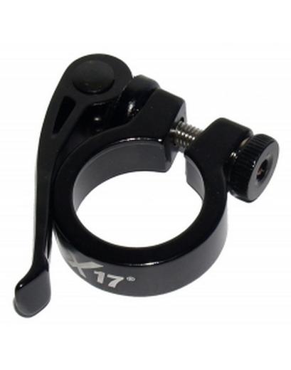 Хомут підсідельного штиря X17 з ексцентриком 31.8 мм чорний