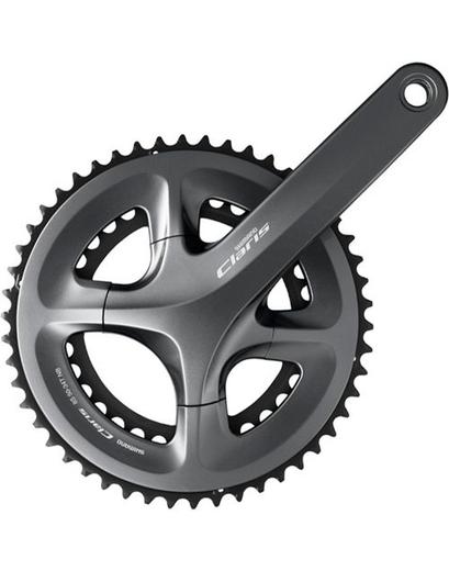 Шатуни Shimano Claris FC-R2000 HollowTech II 175мм 50Х34 без компонентів каретки