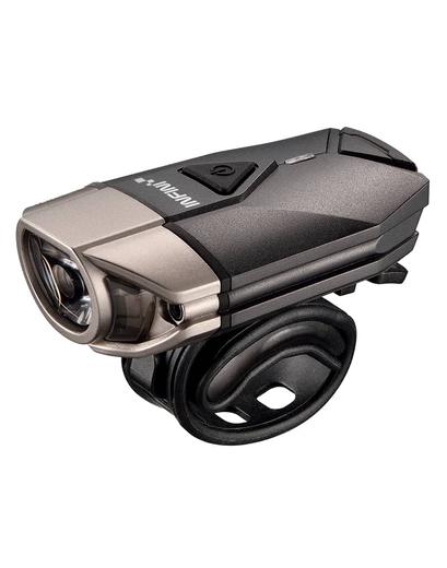 Світло переднє Infini Super Lava USB I-263P 300 Lm 3W 4F чорний/титан + кріплення на шолом