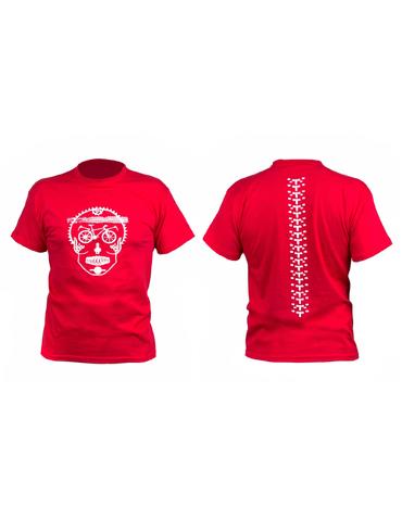 Футболка Skull червоний M