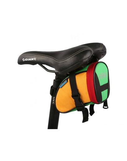 Сумка під сідло Roswheel 13656-G жовтий/зелений/червоний